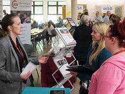 Head Nurse Congress Delegates speaking to The College of Animal Welfare